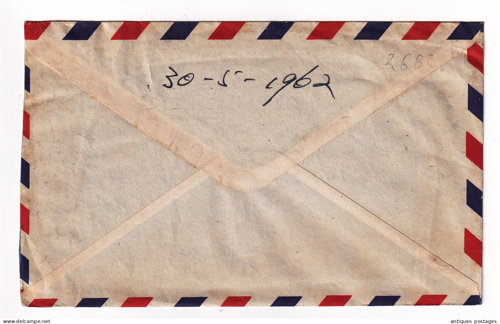 Lettre Hong Kong 1952 Singapore Singapour Queen Elisabeth II - Cartas & Documentos