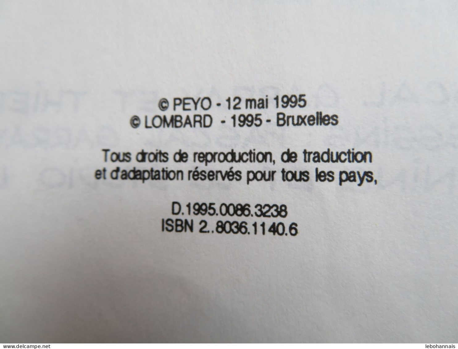 Benoit Brisefer N° 9 L'ile De La Désunion Peyo Edition Originale 1995 Le Lombard - Benoît Brisefer