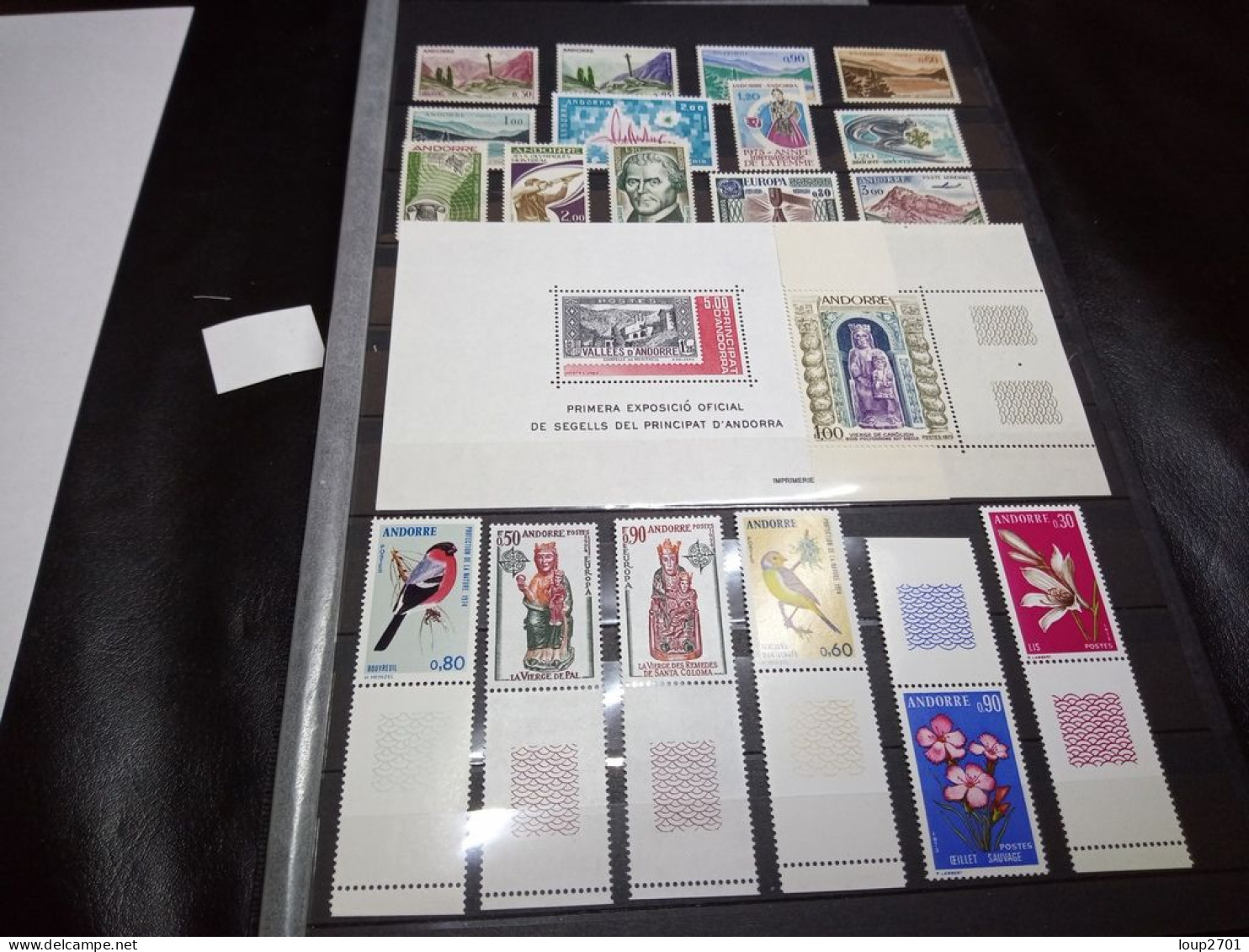 DM006 BEAU LOT FEUILLES ANDORRE TOUS NEUFS MNH A TRIER COTE++ DEPART 10€ - Collezioni (in Album)