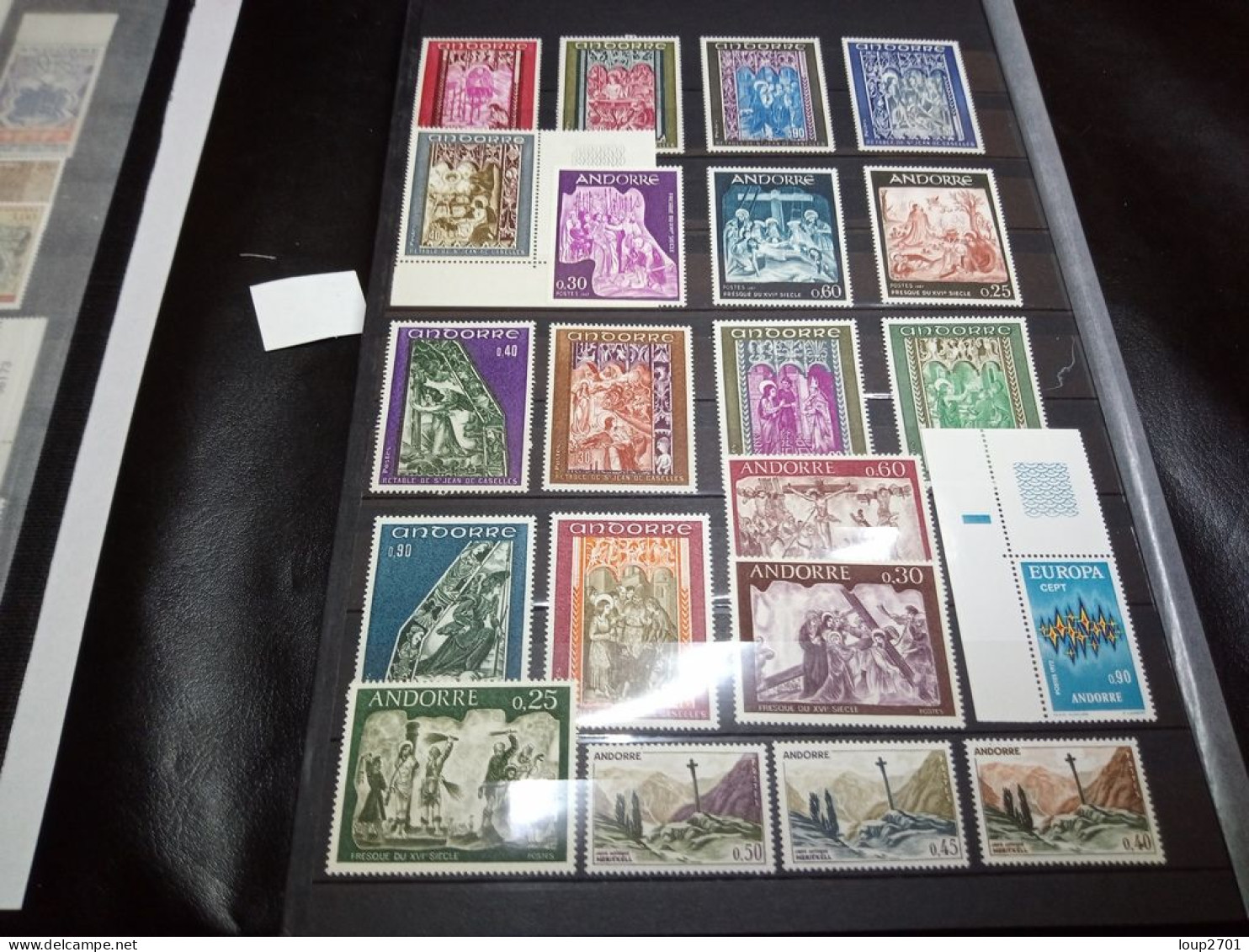 DM006 BEAU LOT FEUILLES ANDORRE TOUS NEUFS MNH A TRIER COTE++ DEPART 10€ - Collezioni (in Album)