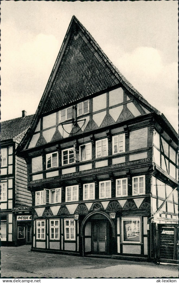 Ansichtskarte Osterode (Harz) Gasthof Zur Ratswaage 1955 - Osterode