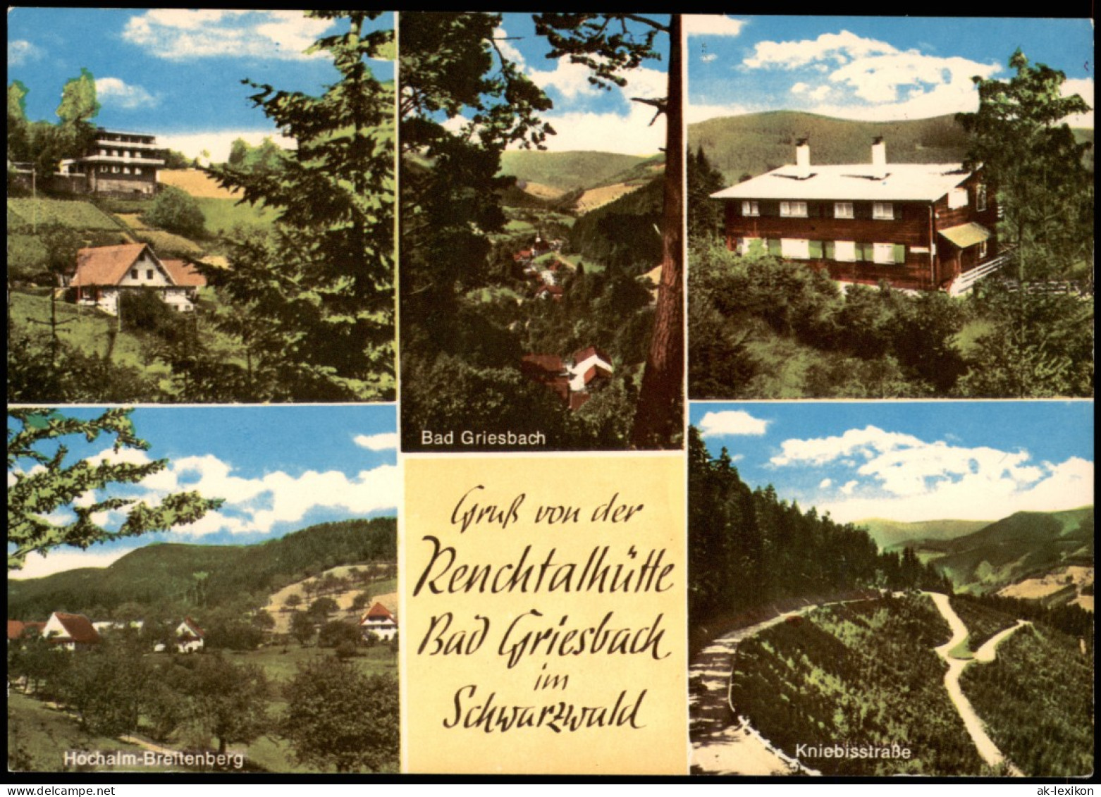 Bad Griesbach Im Schwarzwald-Bad Peterstal-Griesbach RENCHTALHÜTTE 1970 - Bad Peterstal-Griesbach