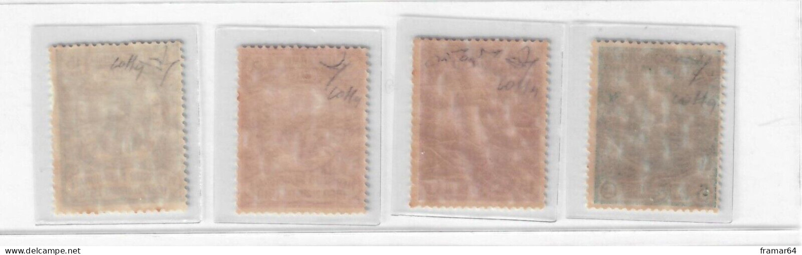 ITALIA 1910 Garibaldi 4 Valori MNH** Sassone 87-90 Certificato Colla - Mint/hinged