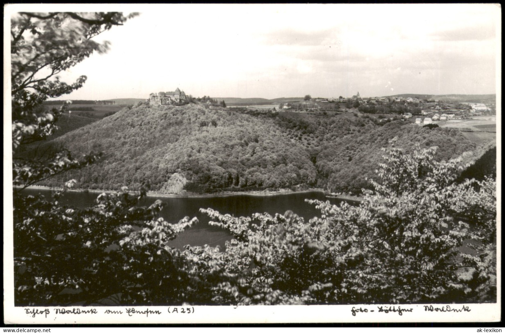 Ansichtskarte Waldeck (am Edersee) Schloss Waldeck Vom Turm 1951 - Waldeck