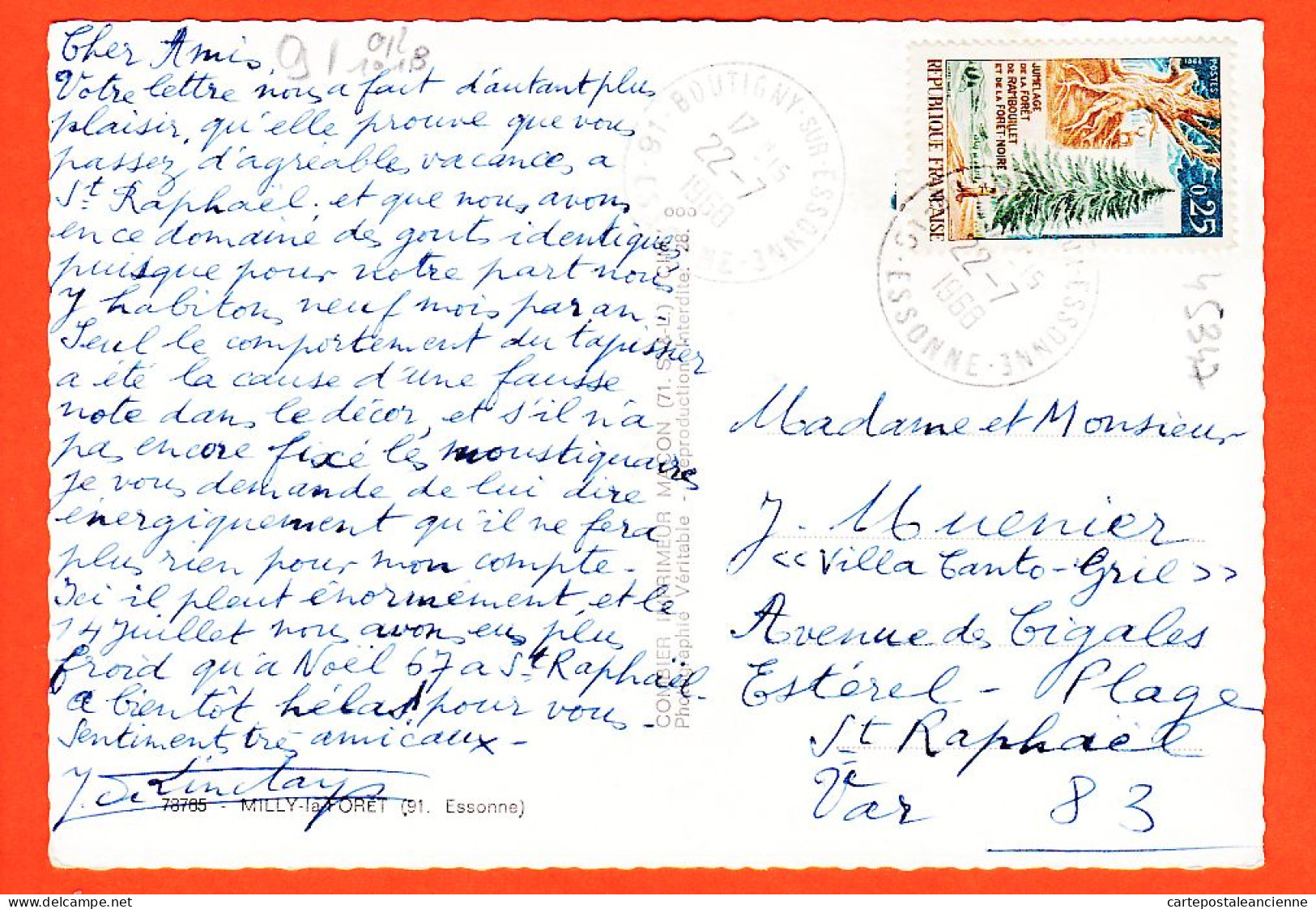 35427 / MILLY-LA-FORET 91-Essonne Multivues 1950s à MUENIER Villa Canto-Gril Saint-Raphaël  - Milly La Foret