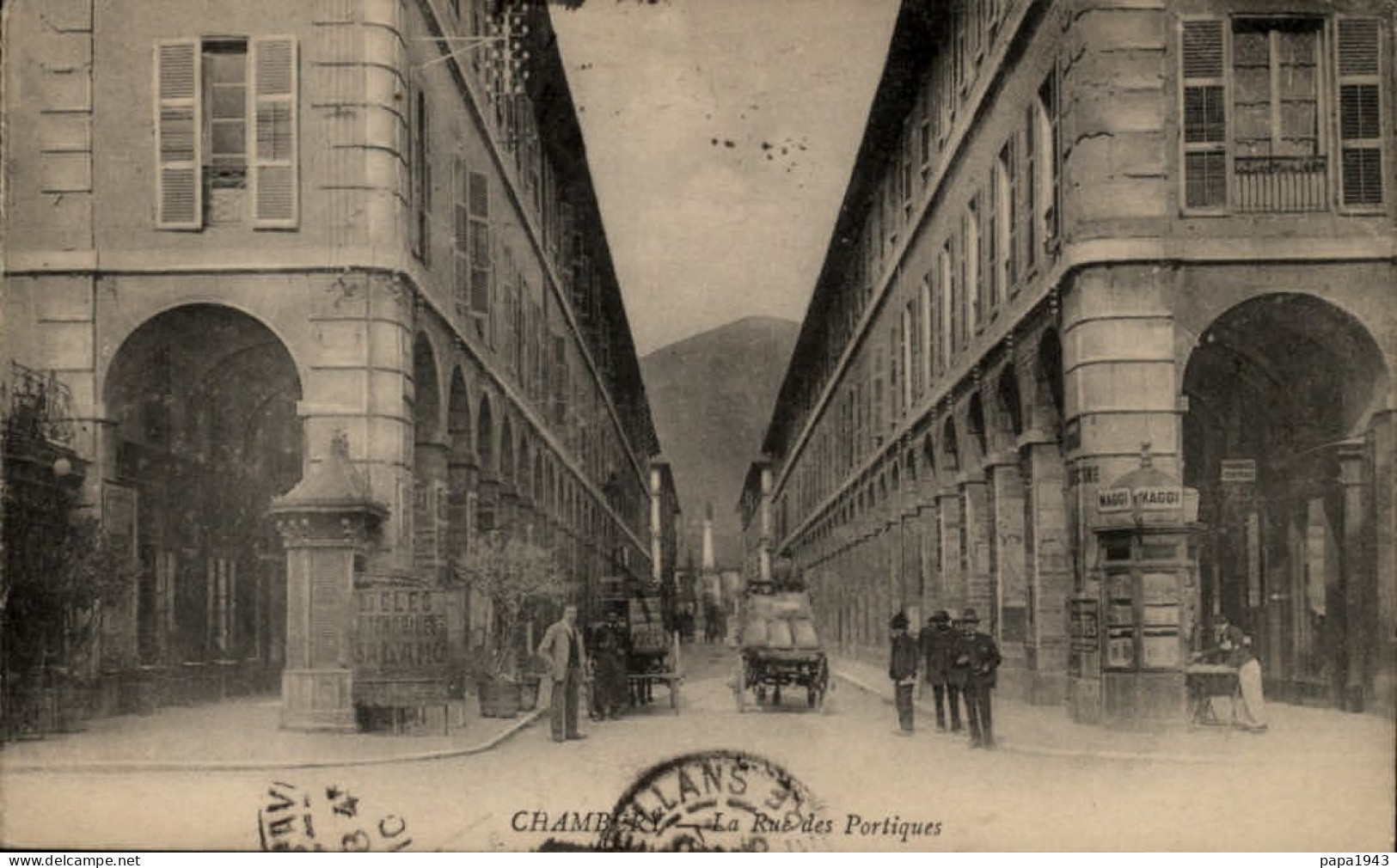 1916  Cachet  "  INFIRMERIE HOPITAL DEPOT DE CONVALESCENTS  à  CHAMBERY "  Envoyée à LA MOTTE D' AVEILLANS - Brieven En Documenten