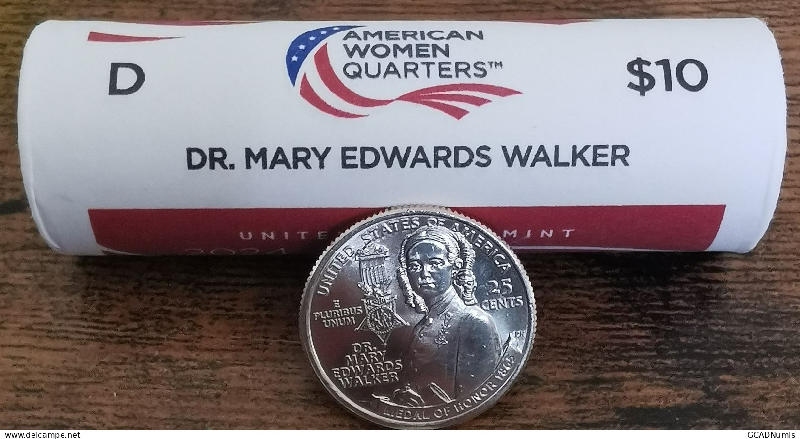 Quarter Dollar USA Dr Mary Edwards Walker - 2024 D - LIBERTY - American Woman - Unclassified