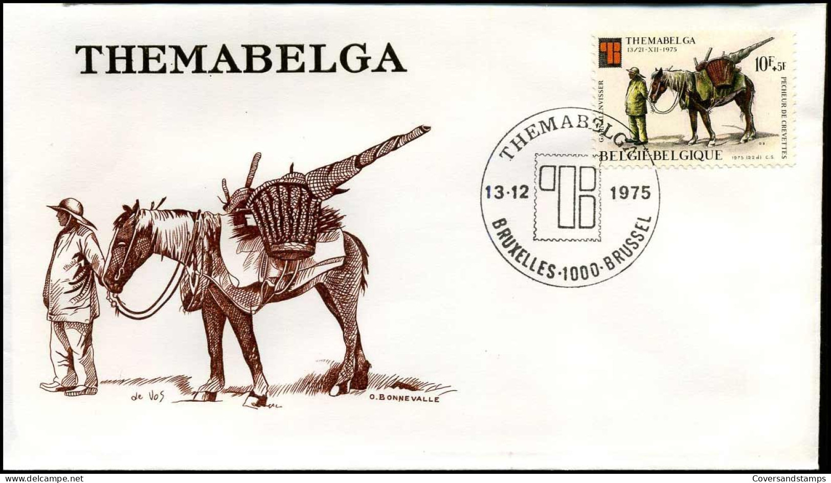 België - FDC - 1789/94 Themabelga - Stempel : Bruxelles-Brussel - 1971-1980