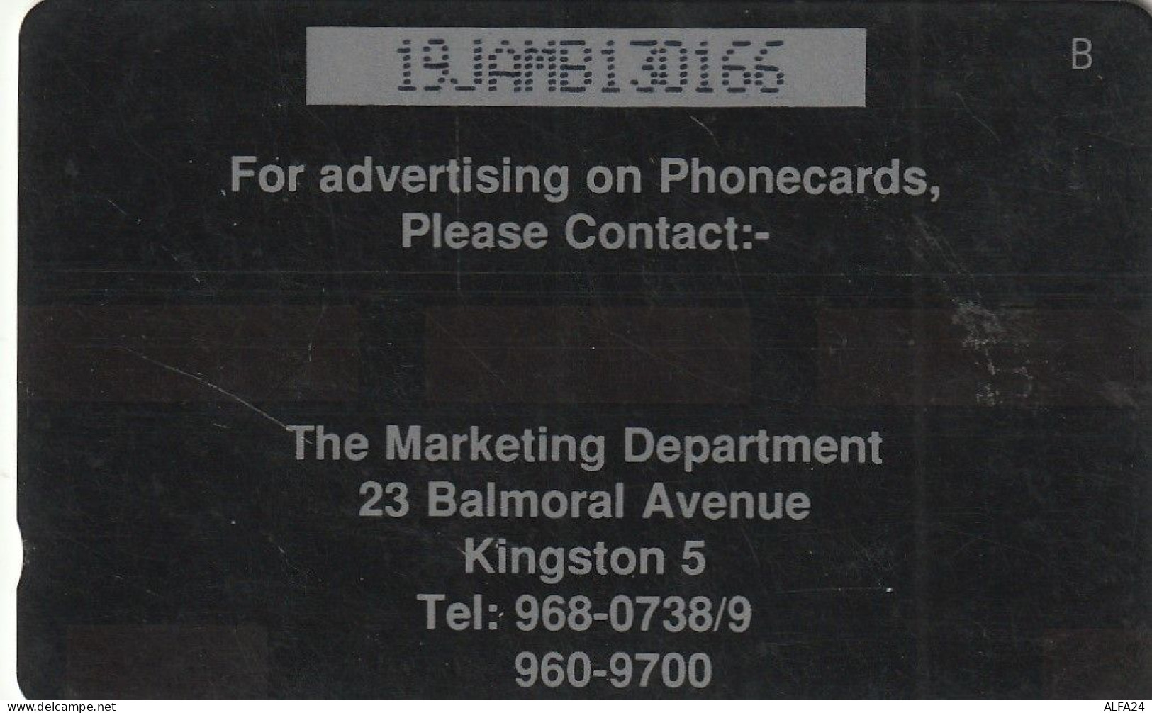 PHONE CARD JAMAICA  (E13.10.1 - Jamaïque