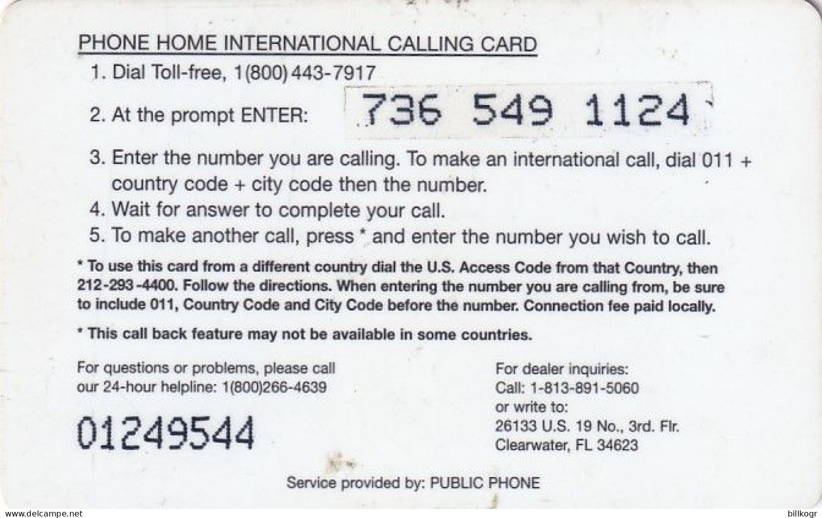 PUERTO RICO - World Map, P.H.I.I. Prepaid Card $25(plastic), Used - Puerto Rico