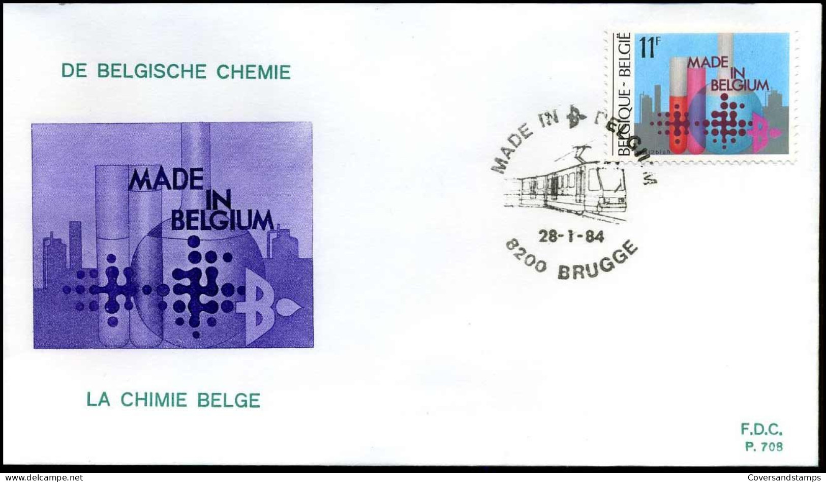 FDC 2114/17 - Belgische Uitvoer "Made In Belgium II" - 1981-1990