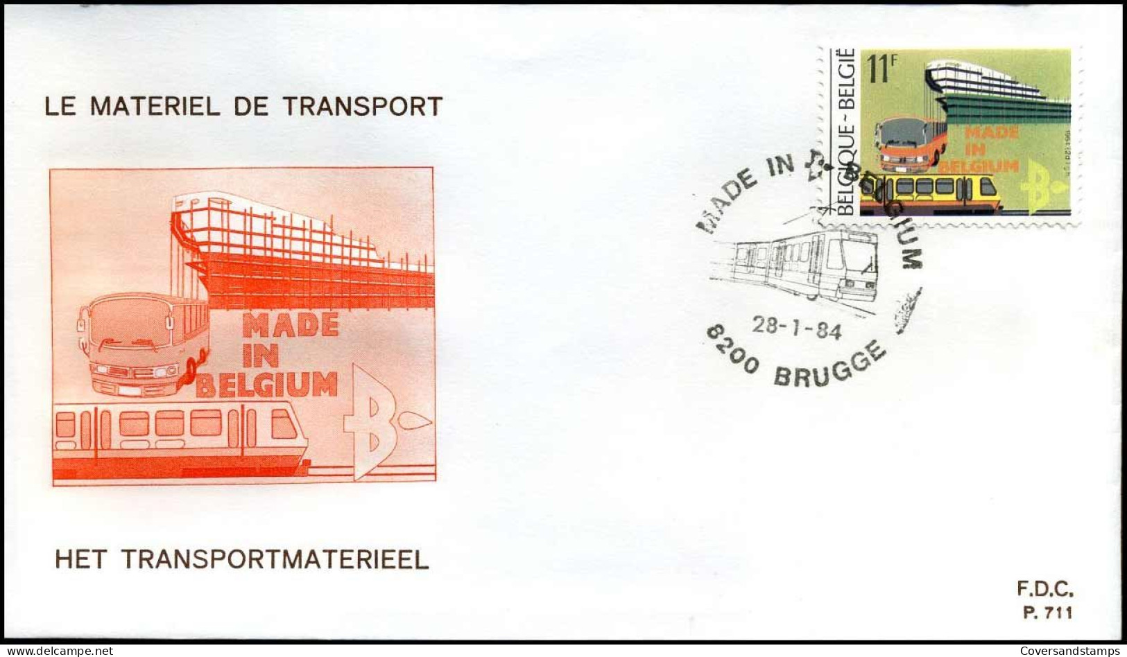 FDC 2114/17 - Belgische Uitvoer "Made In Belgium II" - 1981-1990