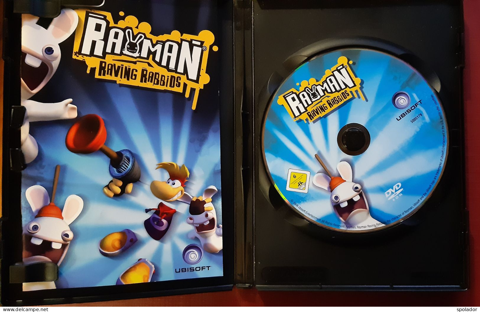 Rayman Raving Rabbids Ubisoft 2006-PC DVD ROM-Game Collection-Like New - PC-Games