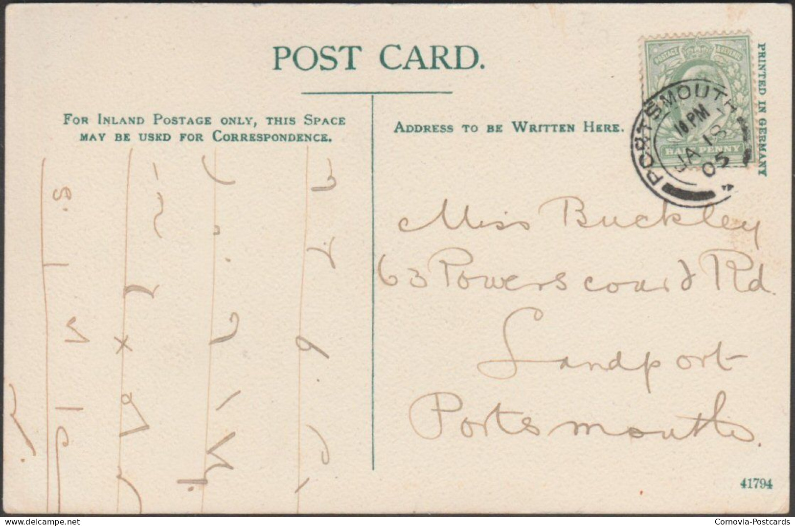 Winchester Cathedral, Hampshire, 1905 - FGO Stuart Postcard - Winchester