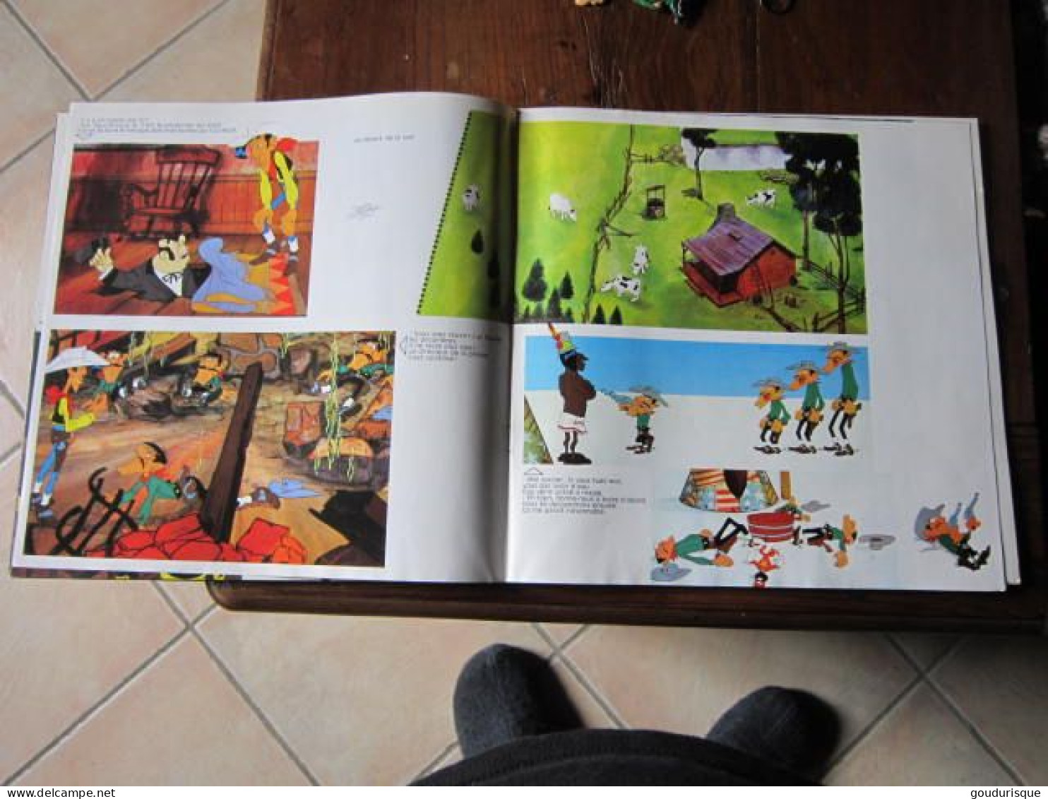 LUCKY LUKE 33 T LIVRE DISQUE LA BALLADE DES DALTONS - Lucky Luke