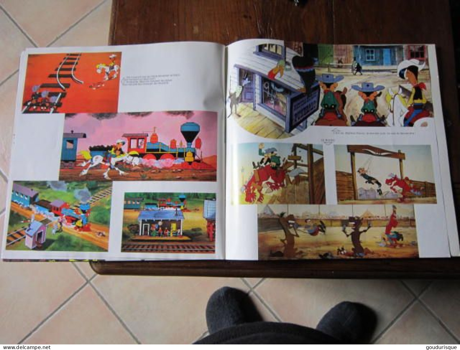 LUCKY LUKE 33 T LIVRE DISQUE LA BALLADE DES DALTONS