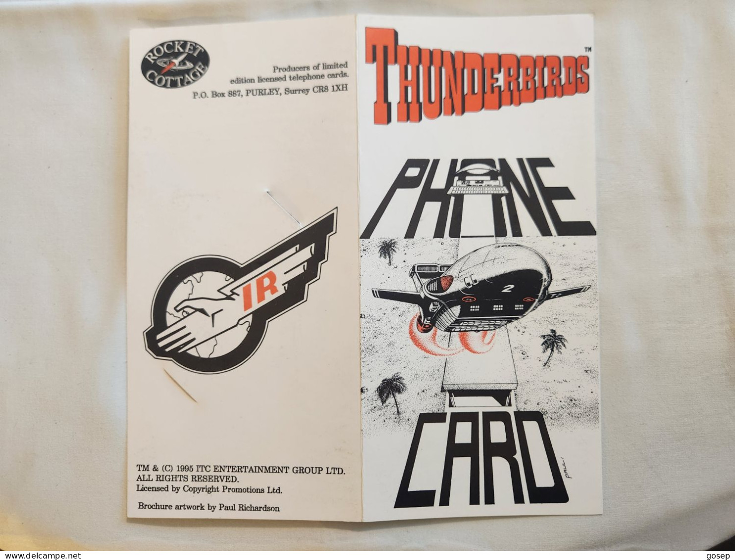 United Kingdom-(BTG-495)-Thunderbird-(2)-Virgil Tracy-(762)-(505B53004)(tirage-1.000)-cataloge-15.00£-mint-folder - BT Algemene Uitgaven