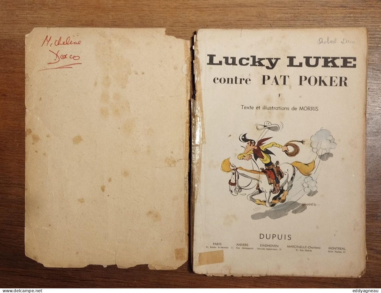 Morris - Lucky Luke 5 - EO 1953 - Mauvais état - Lucky Luke