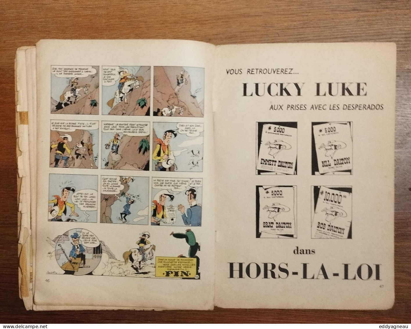 Morris - Lucky Luke 5 - EO 1953 - Mauvais état