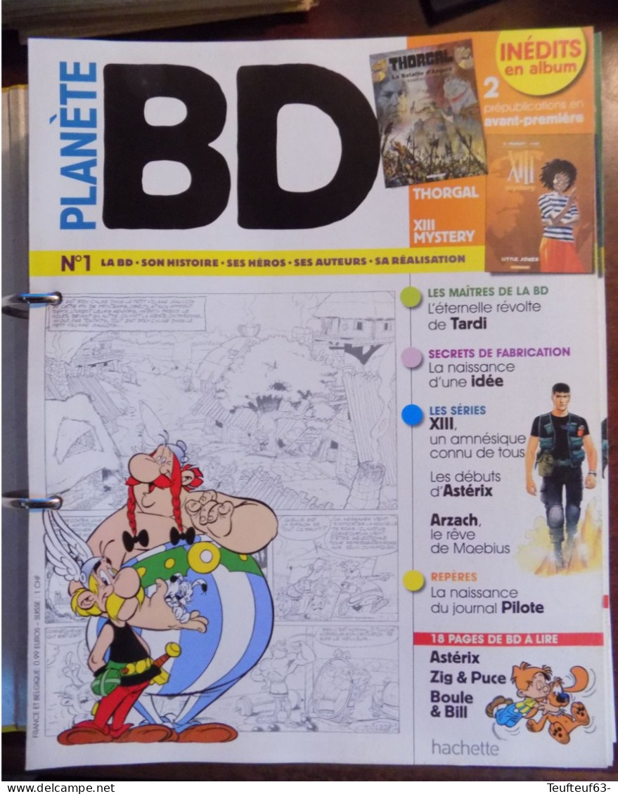 Farde Avec Revues Planète BD Du N° 1 à 15 - Hachette 2010 - Andere & Zonder Classificatie