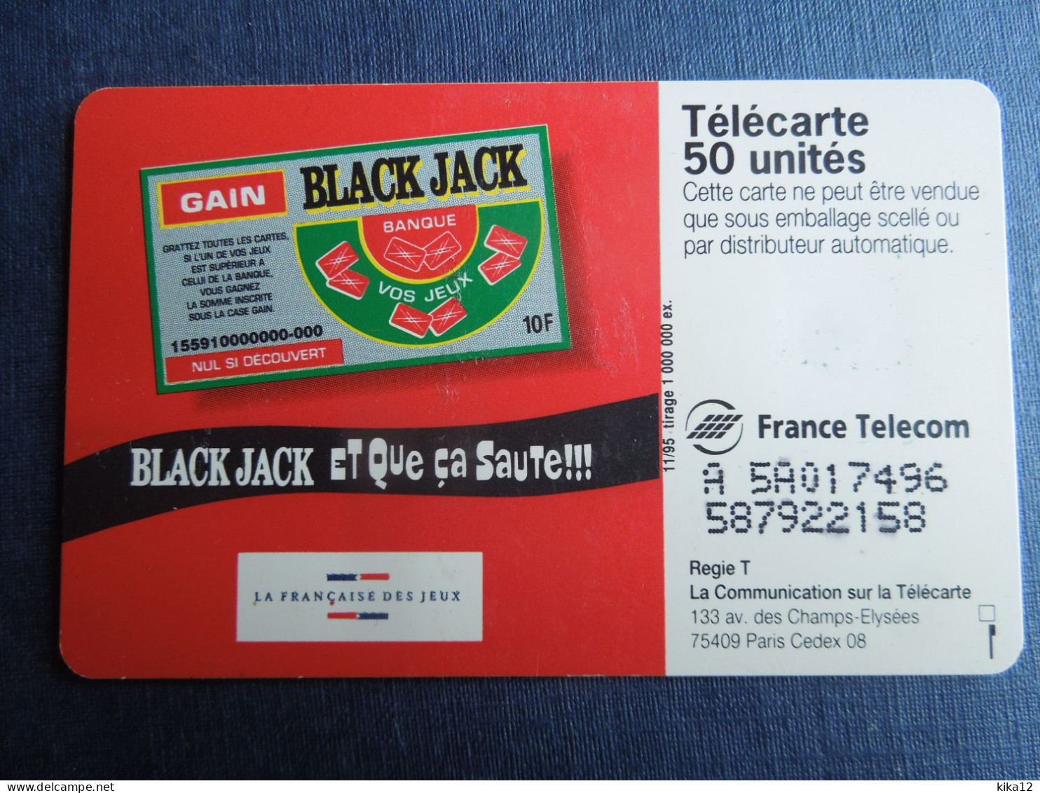 Black Jack    50 U    TC2424 - Unclassified