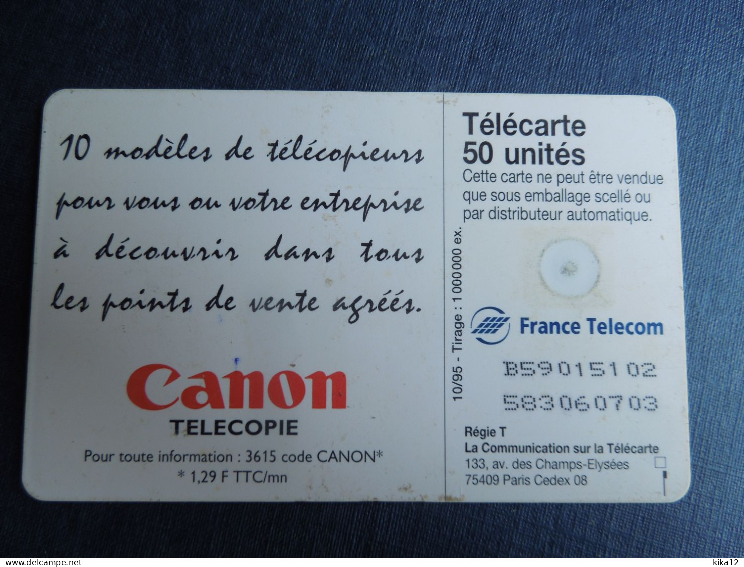 Télécopieurs Canon    50 U    TC2429 - Sin Clasificación