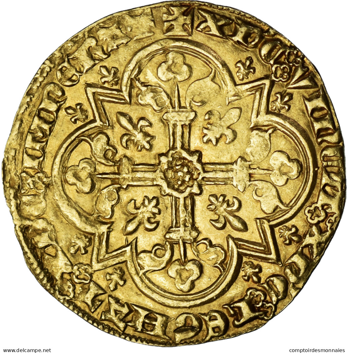 France, Jean II Le Bon, Mouton D'or, 1350-1364, Or, TTB+, Duplessy:291 - 1350-1364 Johann II. Der Gute
