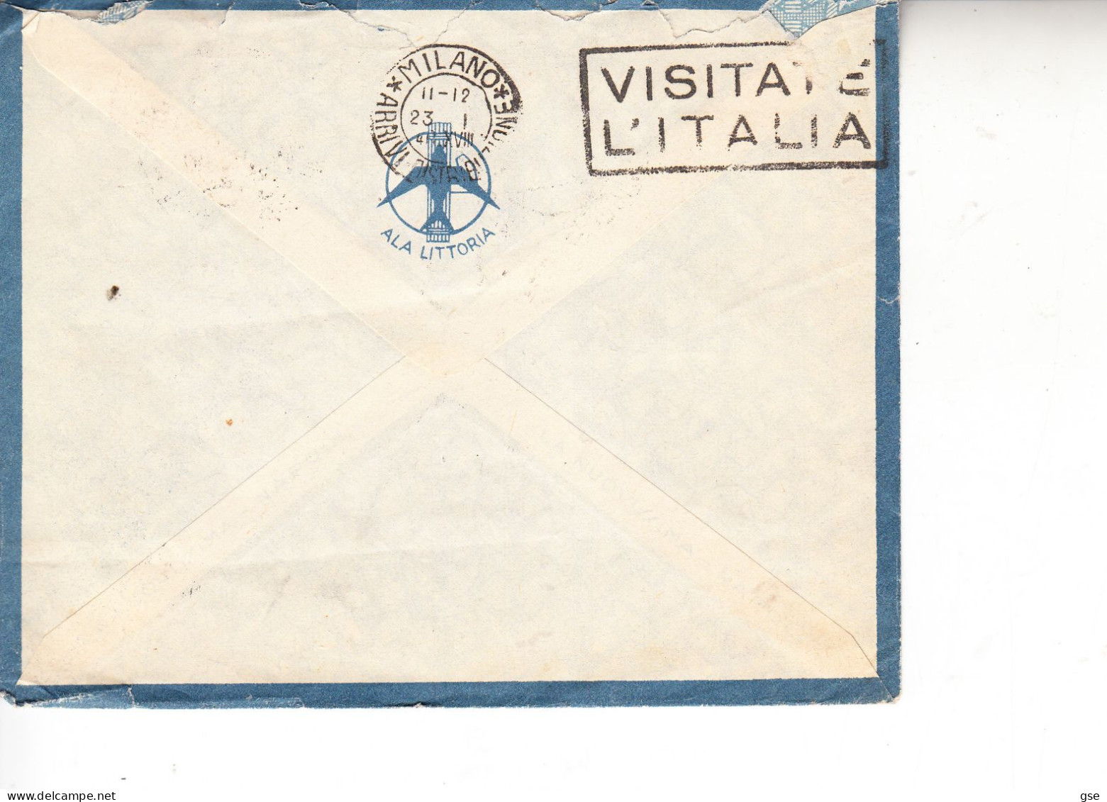 ERITREA  1840 - Lettera Da Asmara Per Milano - Erythrée