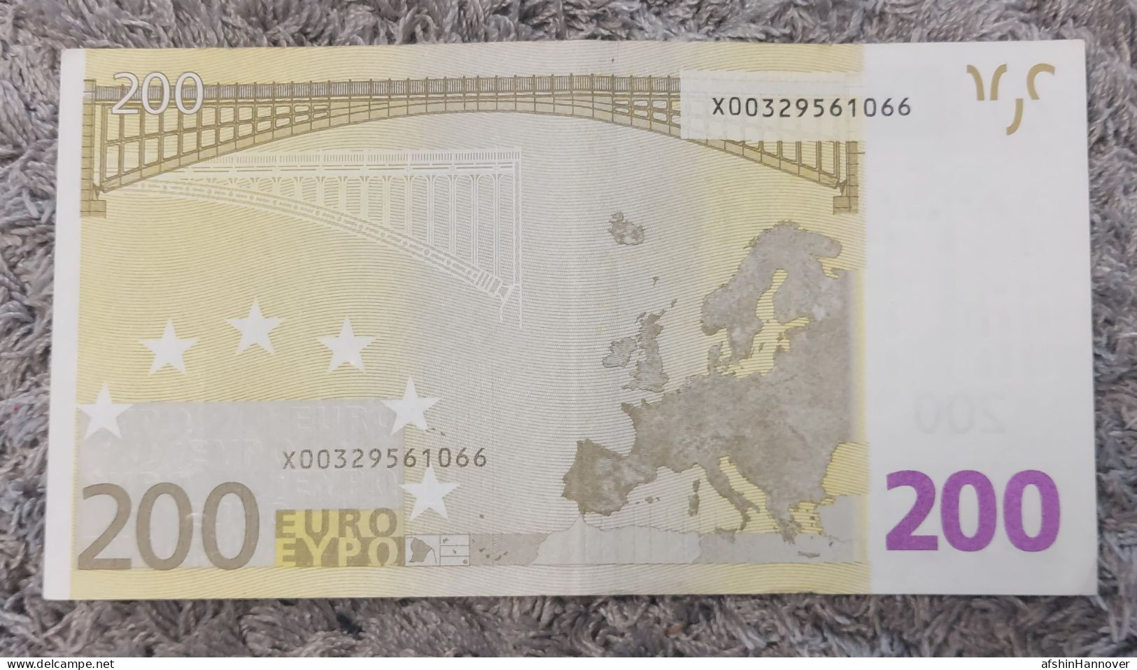 European Union  200 Euro Banknote 2002 Rare X Series Germany 200€ 2002 - 200 Euro