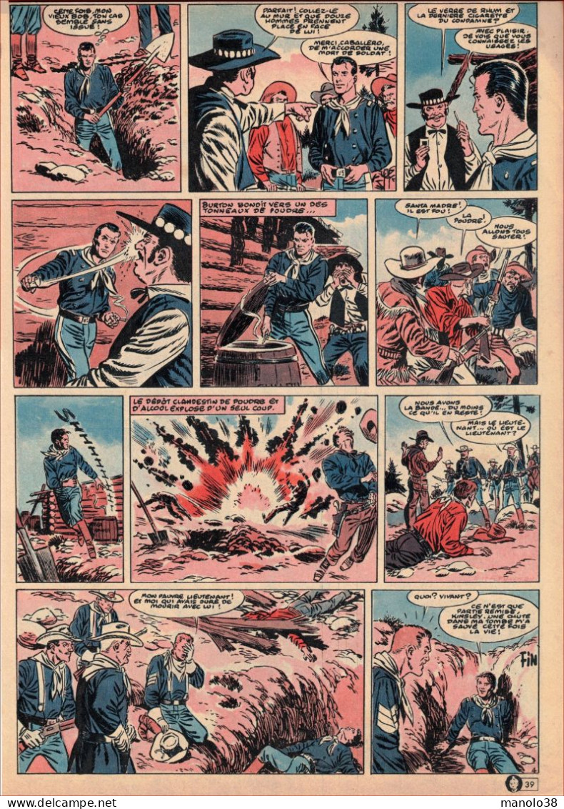 La Résurrection Du Lieutenant Burton. Bande Dessinée. BD. Histoire Complète. Deverchin, Funcken. 1962. - Collezioni