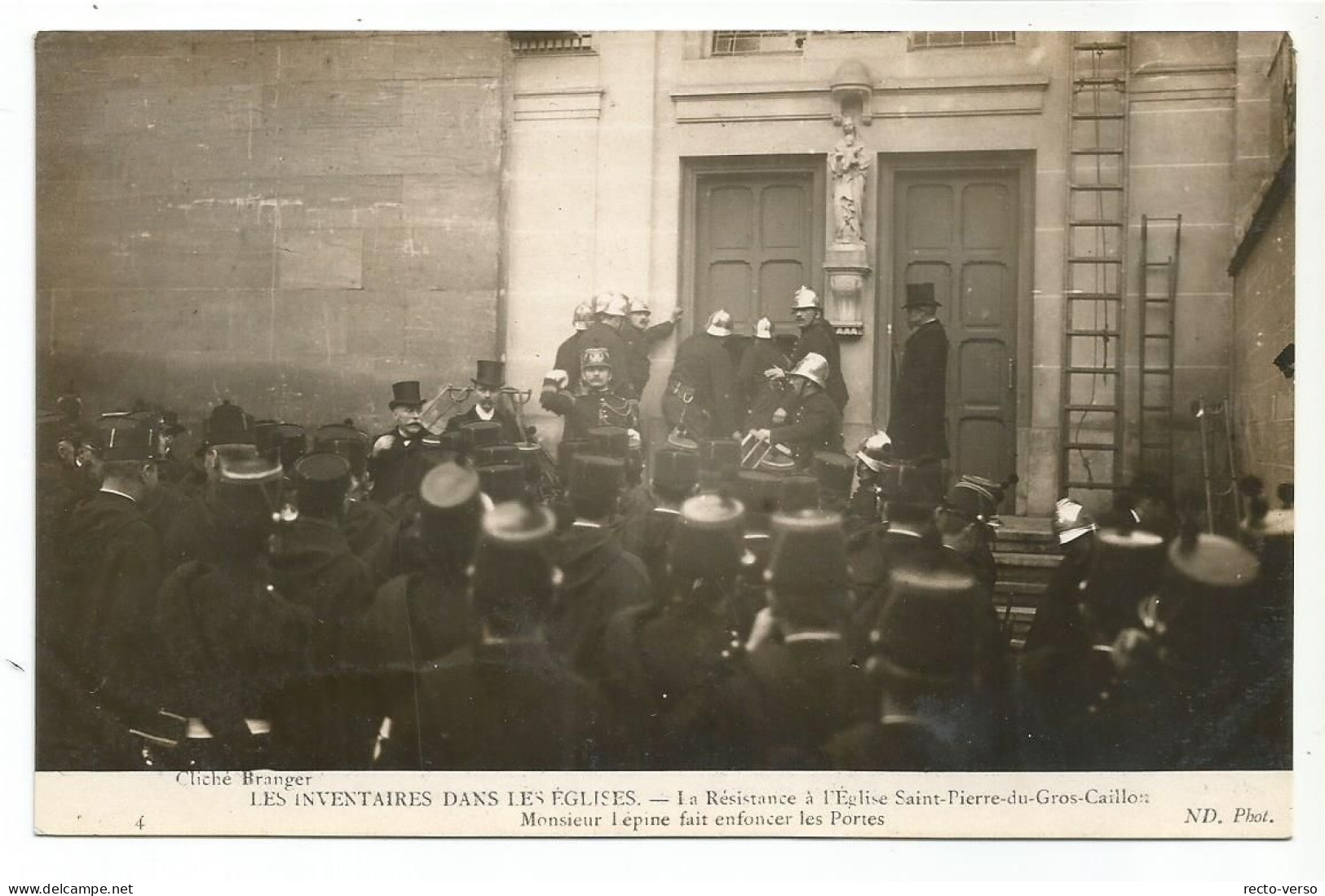 PARIS. Lot 10 CPA. LES INVENTAIRES DANS LES EGLISES. Saint Pierre Du Gros Caillou. Série Complète. TBE - Distretto: 07