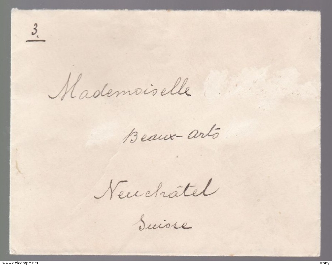 1 Paire  20 Para Turquie Empire Ottoman Sur Enveloppe  1899   Pour   Neufchâtel ( Suisse )  ( 2 Documents Disponibles ) - Briefe U. Dokumente