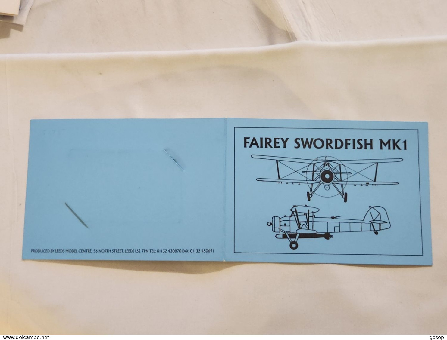 United Kingdom-(BTG-567)-50th Anniv VJ Day/Fairey Sworffish-(813)(505F03362)fol(tirage-1.000)-price Cataloge-10.00£-mint - BT Edición General