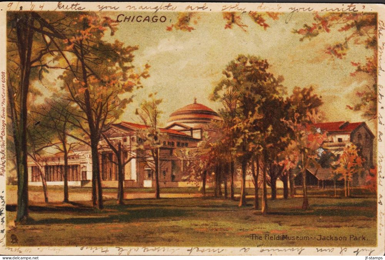 1904. USA. 1 CENTS LOUISIANA EXHIBITION Robert R. Livingston On Post Card (CHICAGO The Field ... (MICHEL 154) - JF547098 - Cartas & Documentos