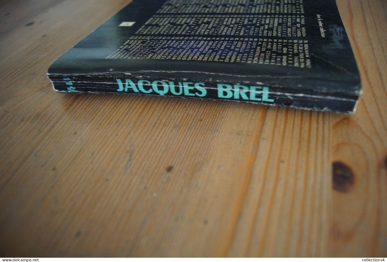 JACQUES BREL POETES D AUJOURD HUI LIVRE DE JEAN CLOUZET DE 1964 TEXTE DE SES CHANSONS - Other Products