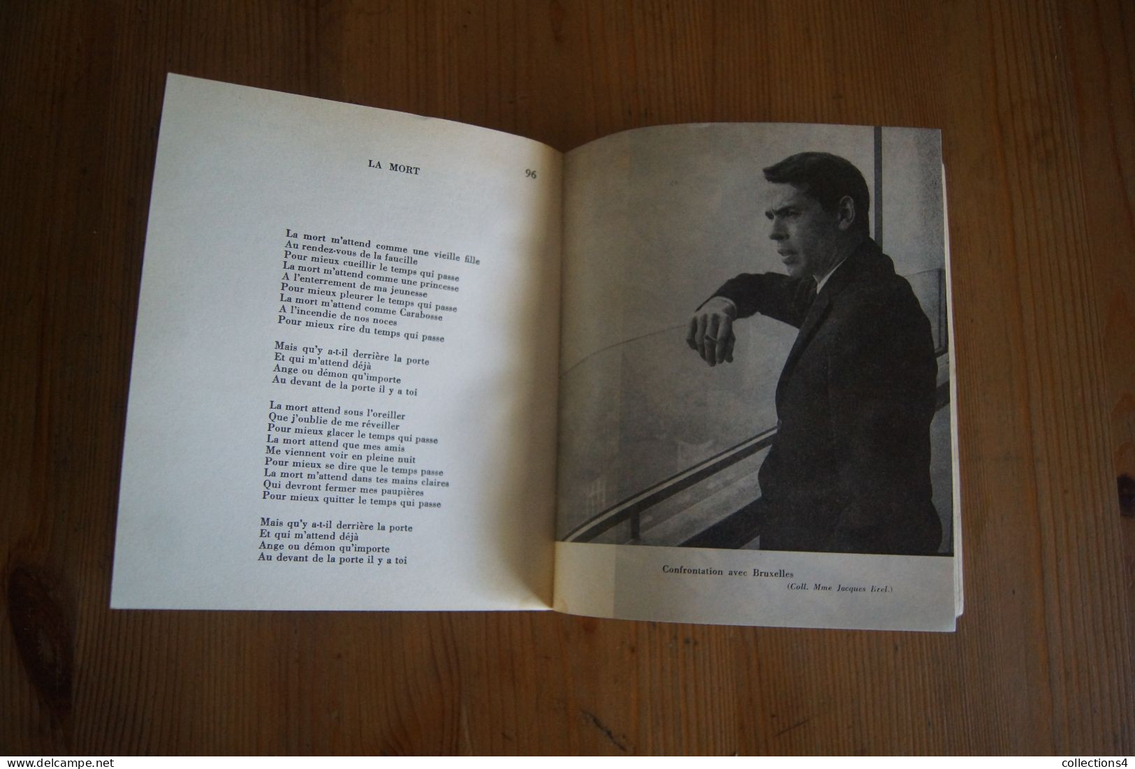 JACQUES BREL POETES D AUJOURD HUI LIVRE DE JEAN CLOUZET DE 1964 TEXTE DE SES CHANSONS - Other Products