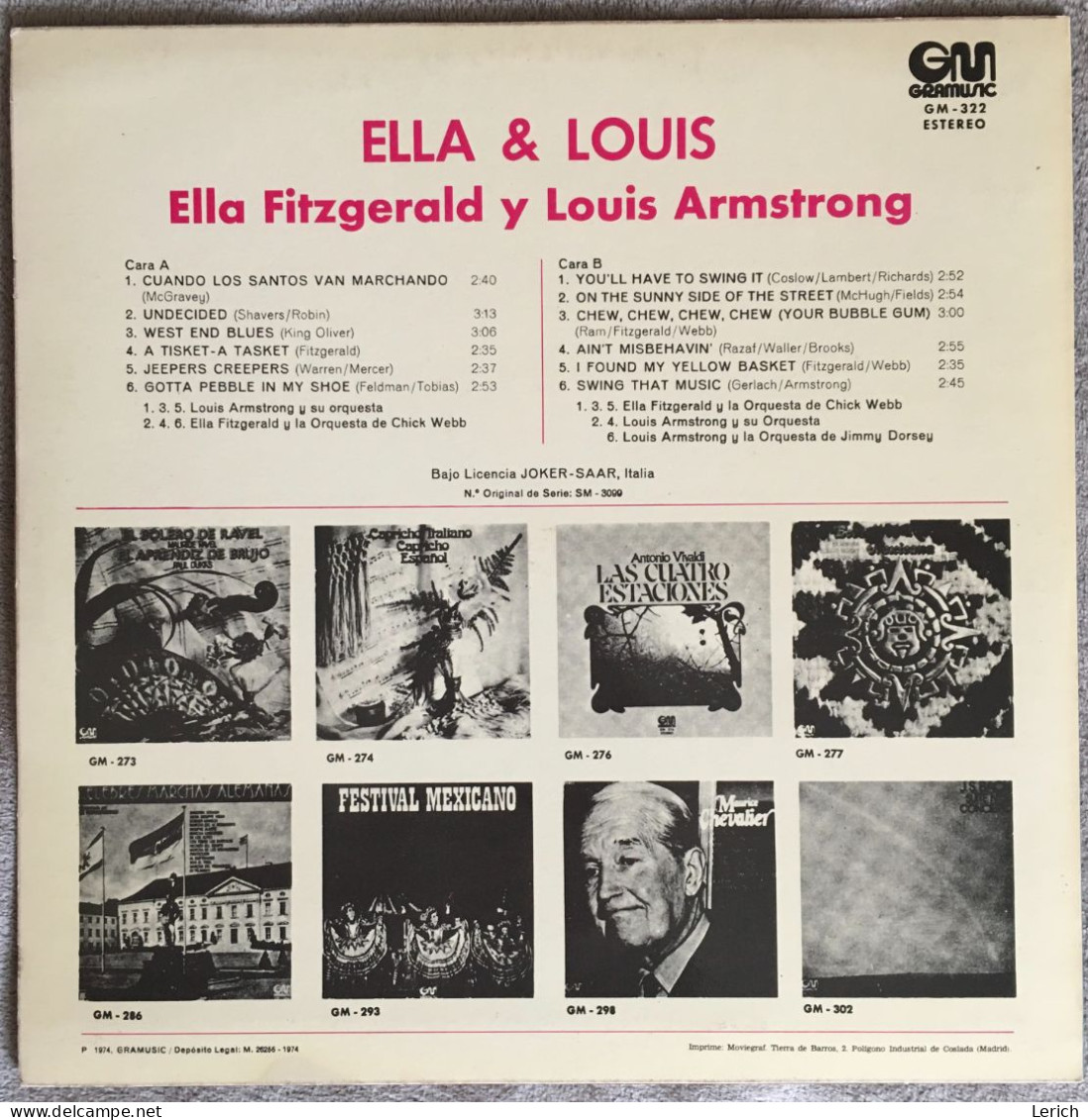 Ella & Louis – Ella Fitzgerald Y Louis Armstrong - Blues