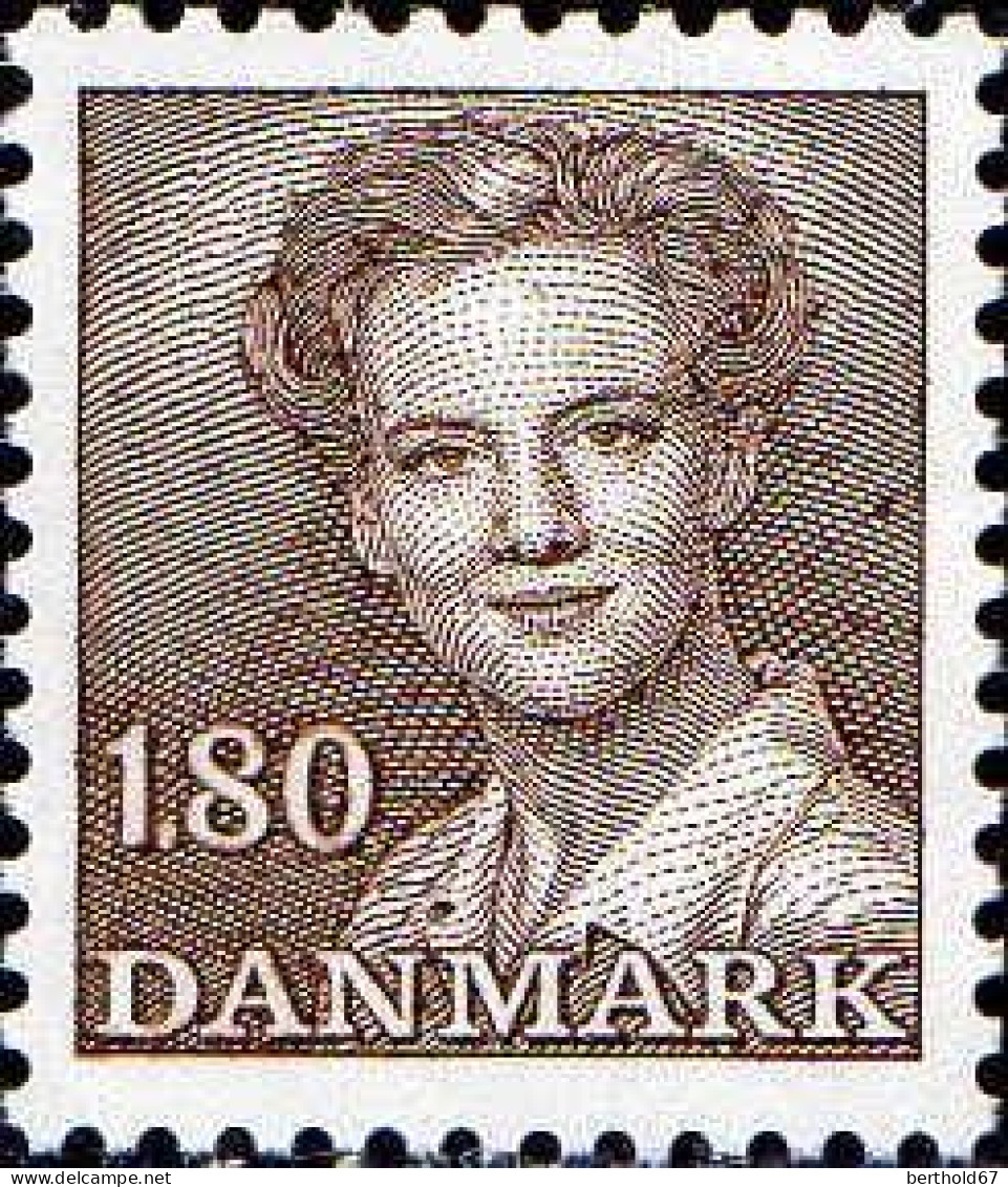 Danemark Poste N** Yv: 758/762 Reine Margrethe II - Unused Stamps