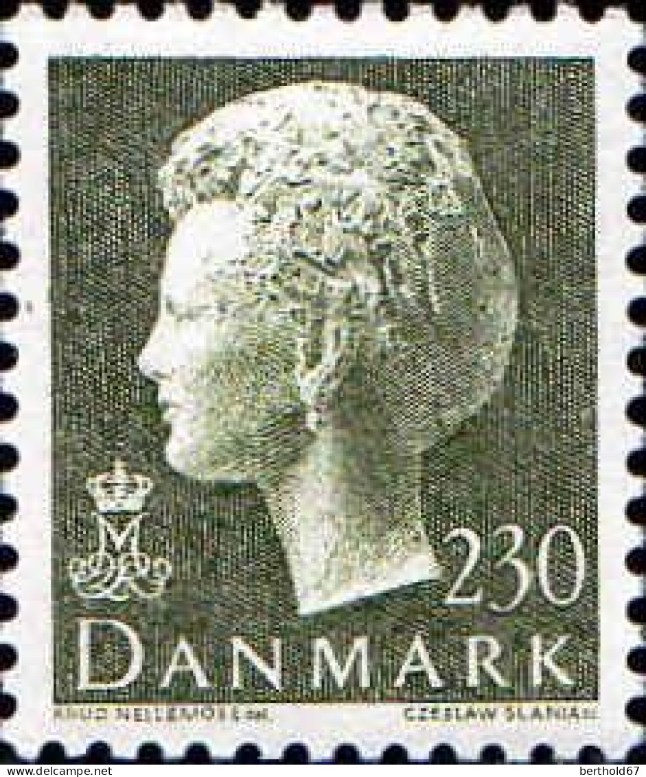 Danemark Poste N** Yv: 719/729 Margrethe II & Armoiries