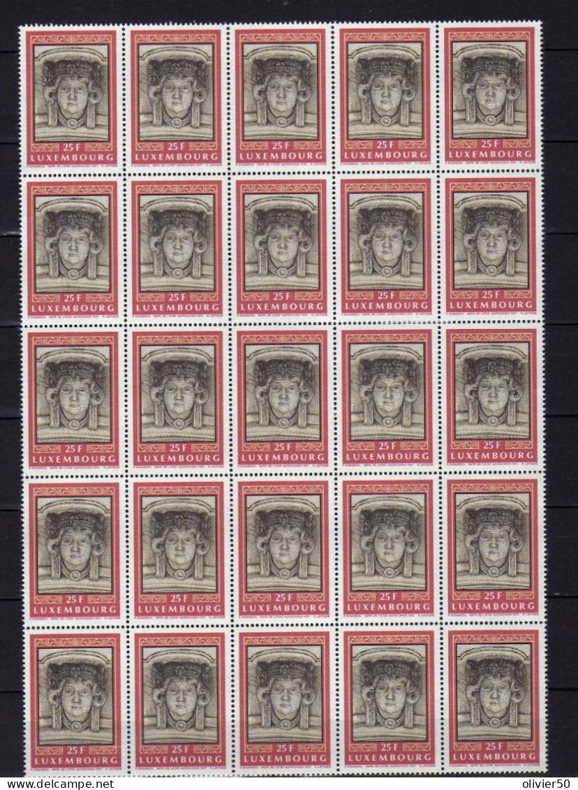 Luxembourg - 1991 - 1227/1229 -  Details Architecturaux - Mascarons  - Neufs** MNH - Unused Stamps