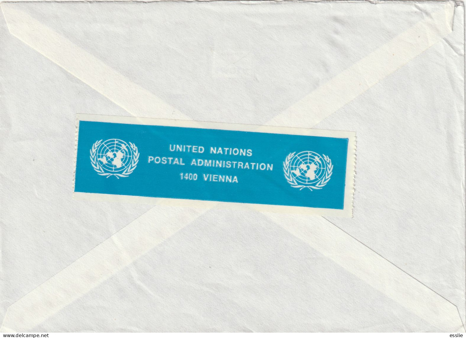 United Nations Cover Registered Vienna - 1990s - Zoll Douane United Nations Postal Administration - Covers & Documents