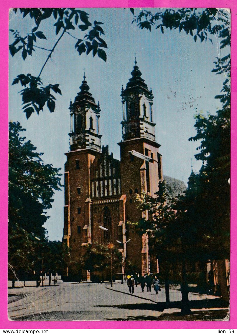 294452 / Poland - POZNAN Cathedral In Its. "Golden Chapel" Tomb King PC 1964 USED 40Gr Statek Skandynawski IX Sailboat - Cartas & Documentos