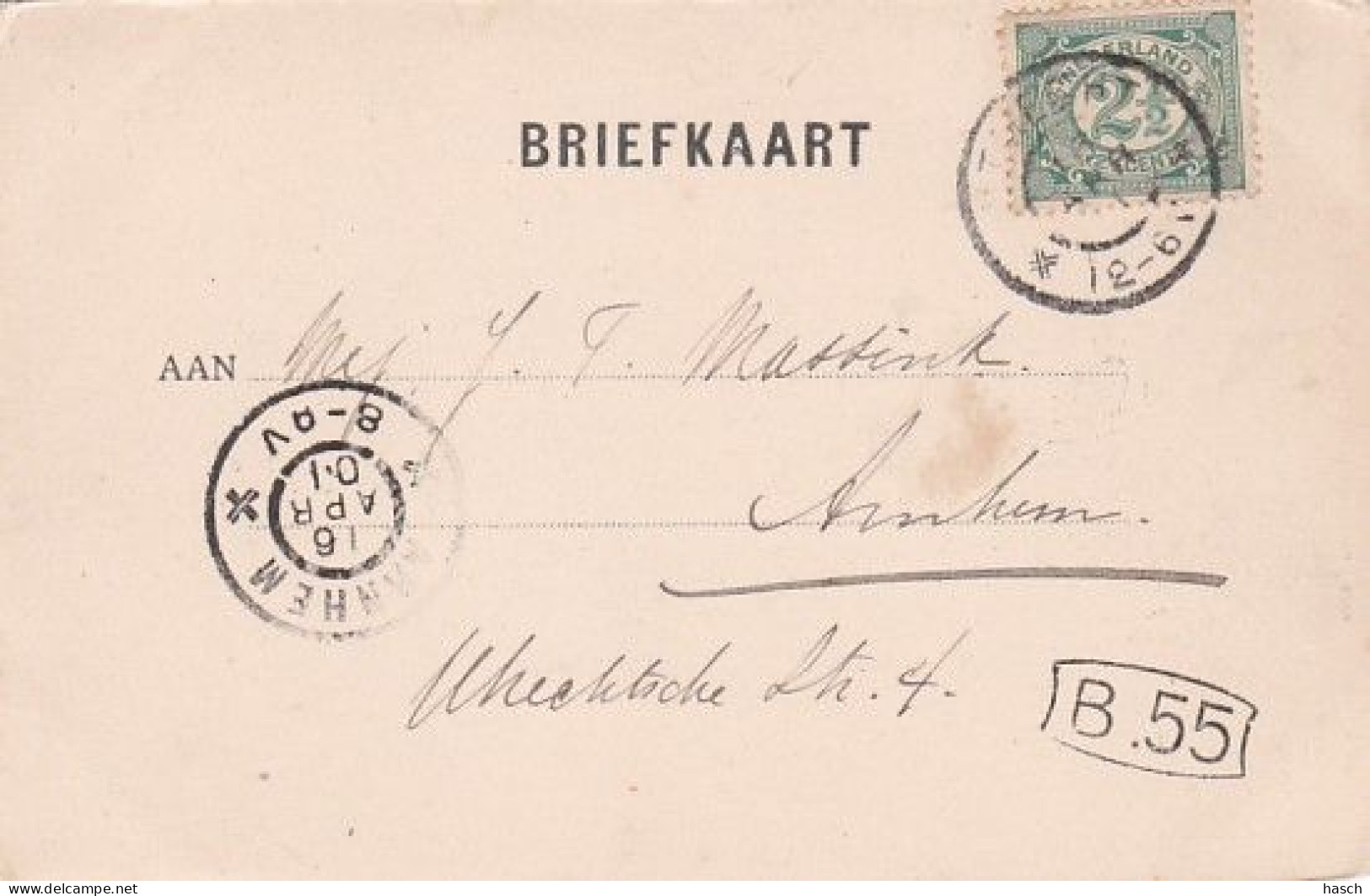 4844177Utrecht, Universiteit. (poststempel 1901)(zie Hoeken En Randen) - Utrecht