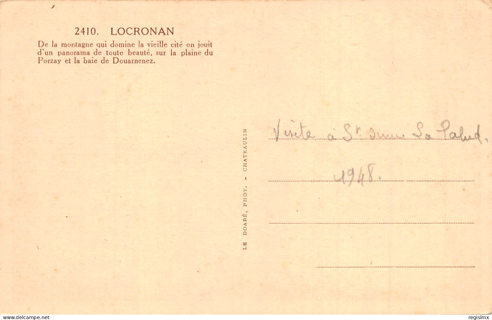 29-LOCRONAN-N°T334-D/0141 - Locronan