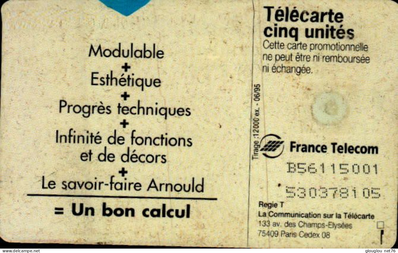 TELECARTE CINQ... ON A TOUT POUR S'ENTENDRE...ARNOULD - 5 Eenheden