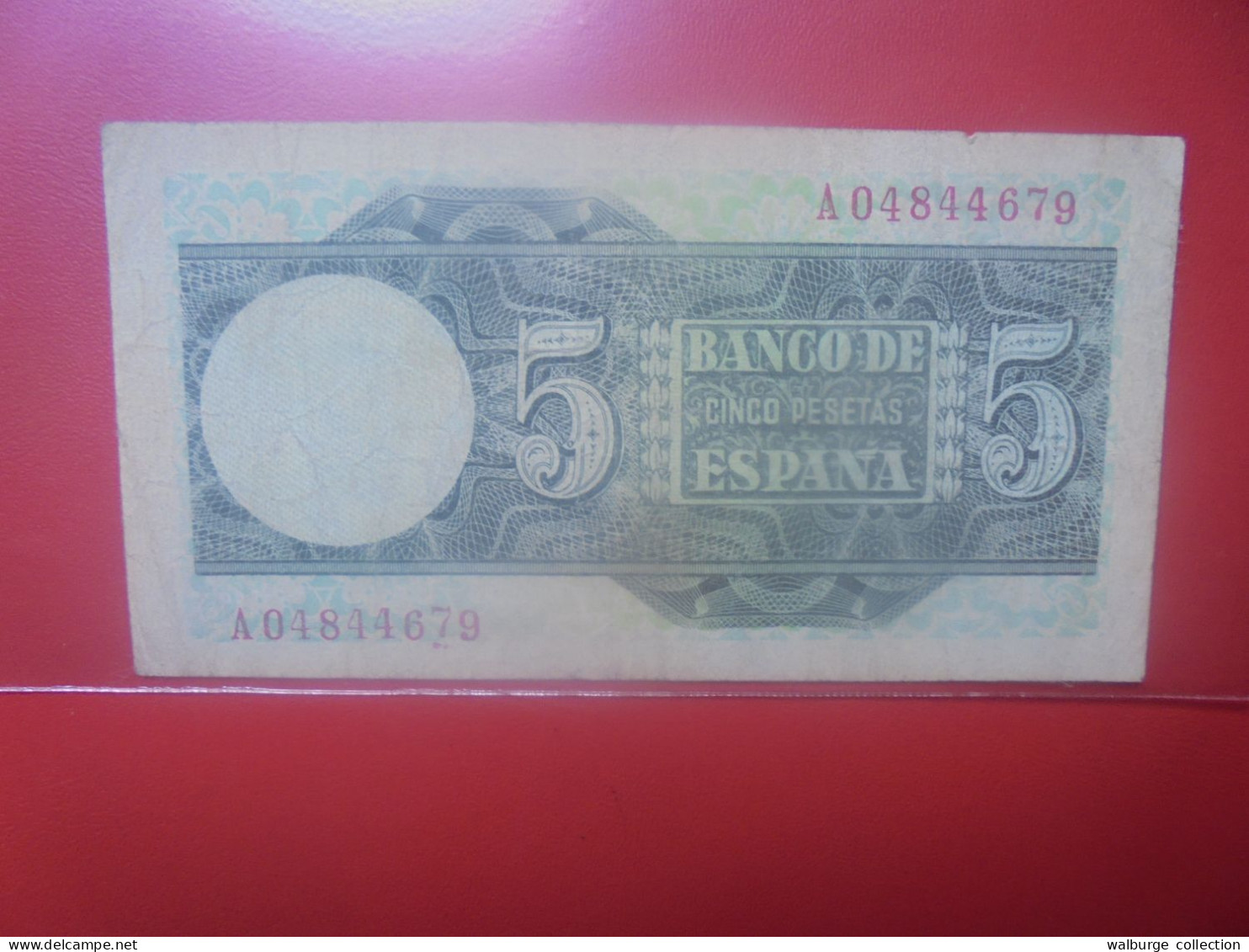 ESPAGNE 5 PESETAS 1948 Circuler (B.34) - 5 Pesetas