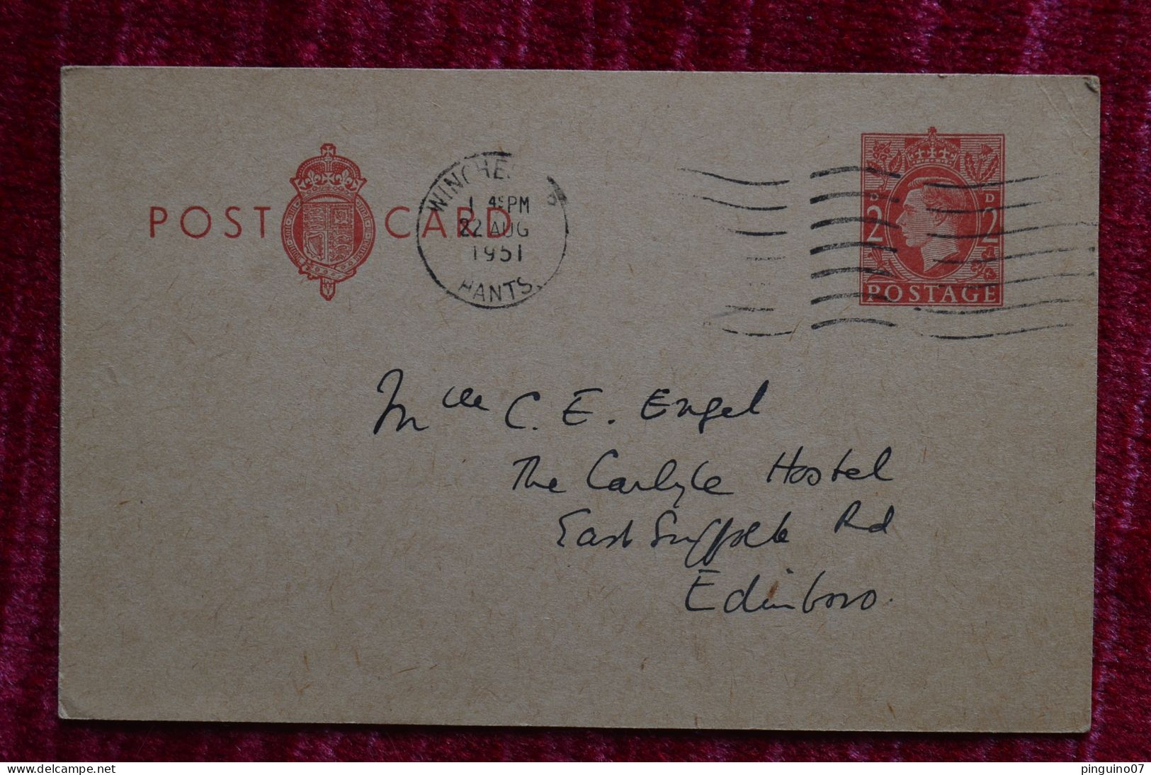 1951 Signed Card R. L. Graham Irving Writer Mountaineer Georges Mallory Teammate In Alpes To C. E. Engel - Exploradores Y Aventureros