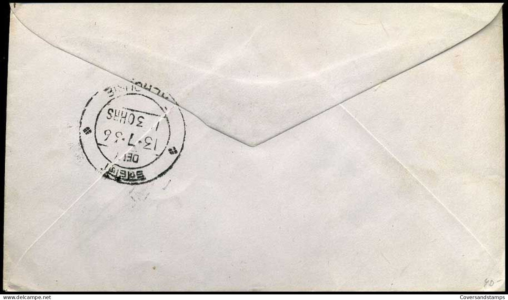 India - Cover To Dalhousie - Cartas & Documentos