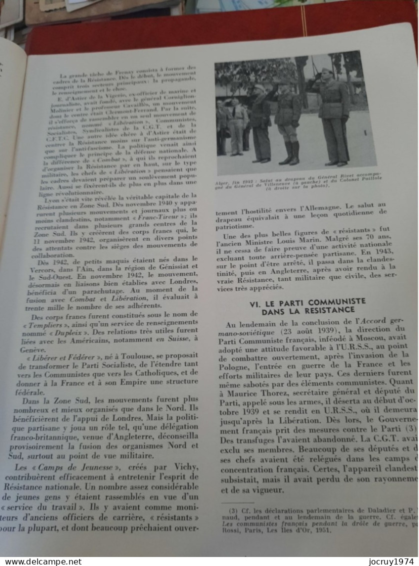 Magazine 'L'armee La Nation' 1 Decembre 1954 - Francés