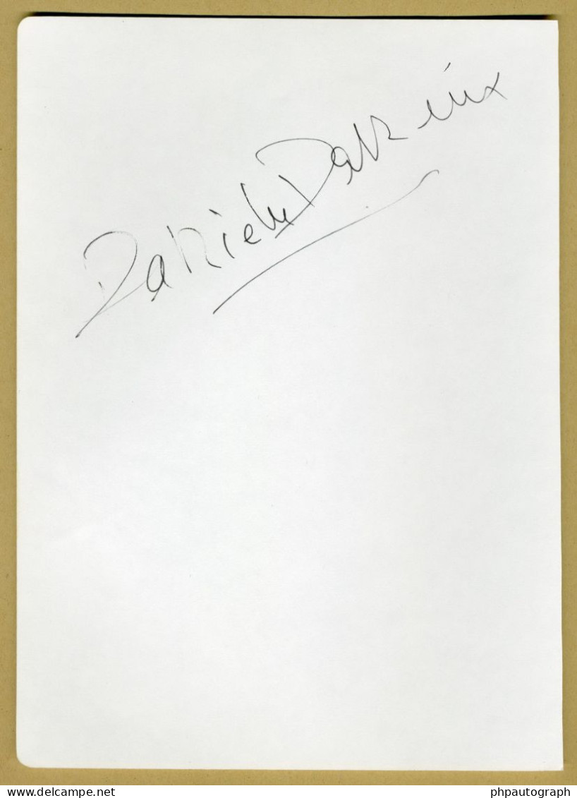 Danielle Darrieux (1917-2017) - Actress - Signed Album Page + Photo - Paris 1986 - Attori E Comici 